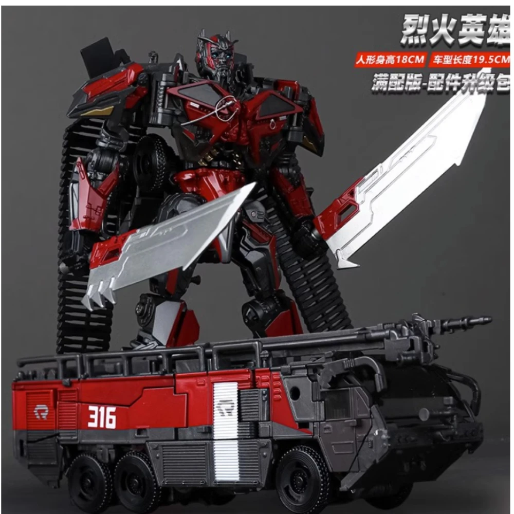 In Stock Budweiser Transformation Toy TW1024 TW1024B KO SS61 Fire Truck Autobot Alloy Model Action Figure Robot Gift