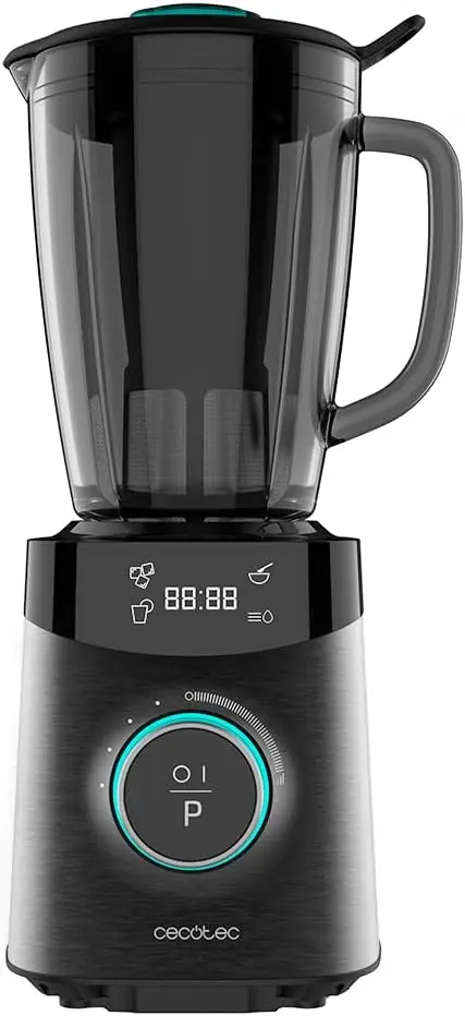Batidora de Vaso Power Black Titanium 2500MAX Advance Potencia Máxima de 2500W, Cuchilla de 8 Hojas con Recubrimiento de T