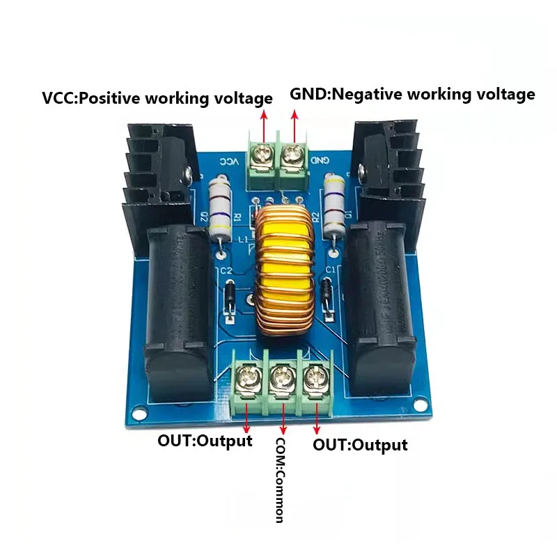 ZVS Driver Board Tesla Coil Power Boost High Voltage Generator Driver Board Induction Heating Module System