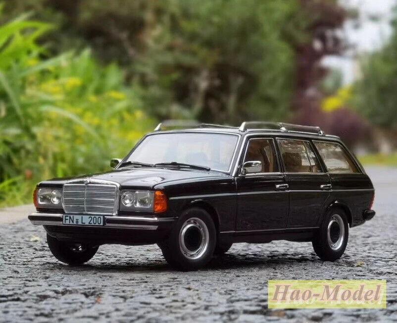 

Модель литая автомобиля Norev 1/18 для Benz MB 200T Wagon, игрушки, подарки на день рождения для мальчиков, хобби, демонстрация коллекции, Черная