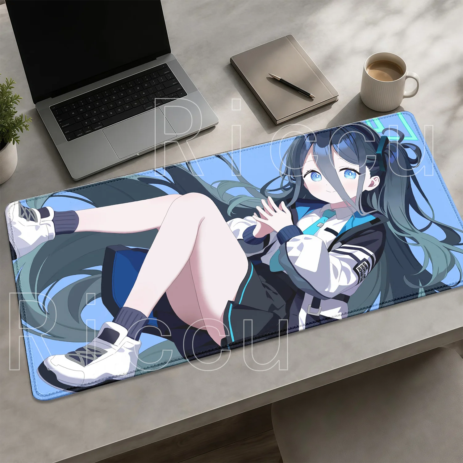 HD Printing Alice Tendou Blue Archive Gaming ESports Mousepad Computer Keyboard Non-slip Base Desk Mat Office Accessories Carpet