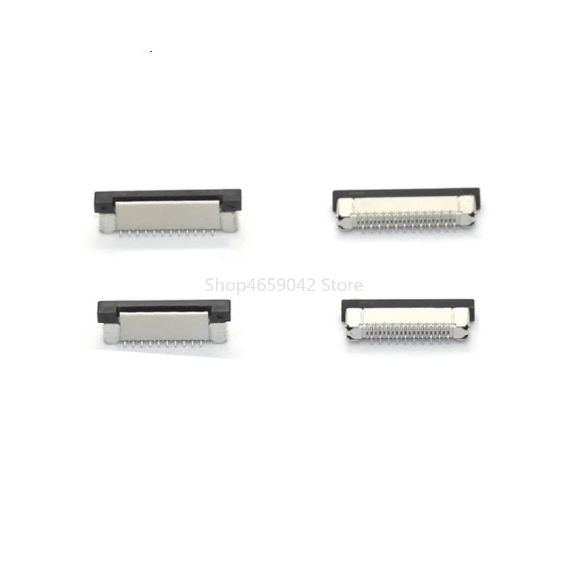 5PCS .0.5mm Pitch FFC/FPC Connector Vertical Type 4P 5P 6P 7P 8P 10P 12P 14P 16P 18P 20P 22P 24P 26P 28P 30P 34P 40P 50P