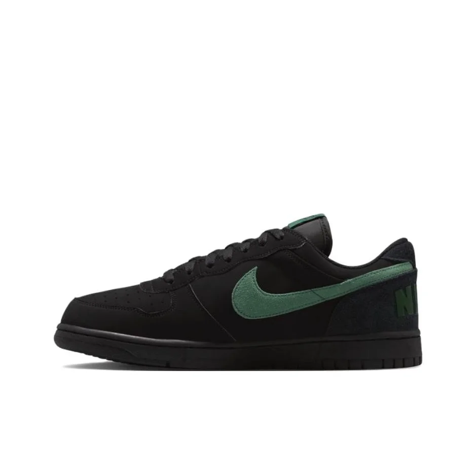Nike Big Low top Skateboard Shoes Men's Black Green 854166-008