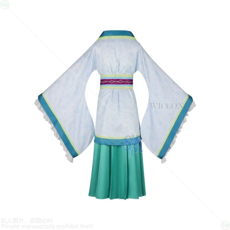 Anime The Apothecary Diaries Cosplay Maomao Banchetto Uniforme Abito lungo verde Stile cinese retrò Hanfu Lolita Festa di Halloween