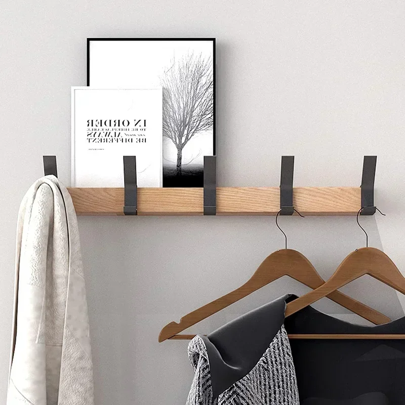 nordic-wooden-wall-mounted-coat-rack-with-movable-5-hooks-aluminum-clothing-rail-for-hat-towel-robes-hanger-perchero-furniture