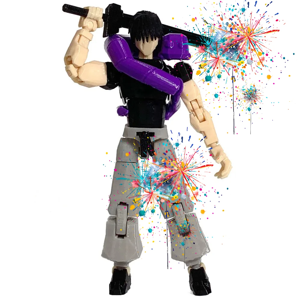 

3D Printed Jujutsu Kaisen Fushiguro Toji Anime Multi-Jointed Shapeshift Toys Action Figures Mannequin Model Ornaments Gifts