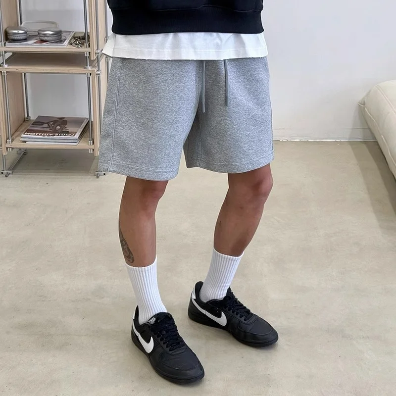 

Молодежные американские повседневные летние свободные брюки-шорты (пять четвертей длины), большие боксеры для пар, для повседневной носки