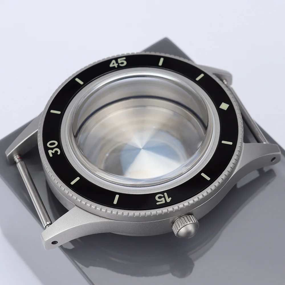 high-quality-40mm-sandblasted-watch-case-bubble-ar-sapphire-glass-for-nh35-nh36-nh34-nh70-nh72-movement-luminous-bezel-50-fathos