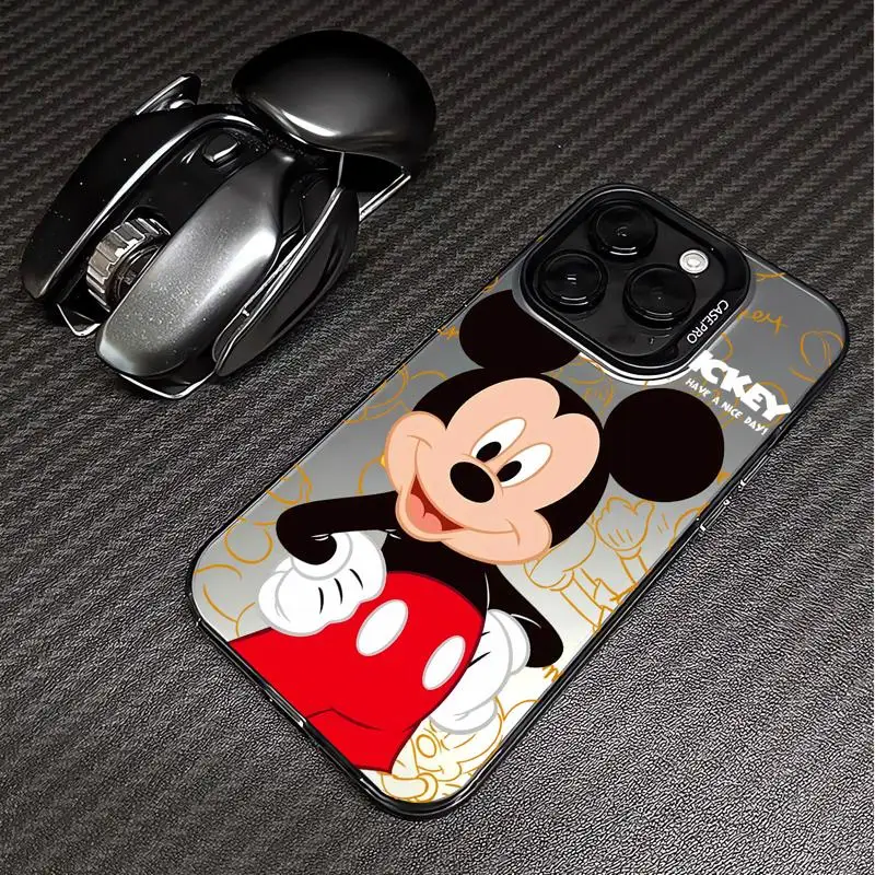 Handy hüllen für Apple iPhone 14 Pro Max Hülle 15pro 16 13 Funda iPhone 11pro 16plus 12pro Softcover Disney Mickey Mouse schönen Tag