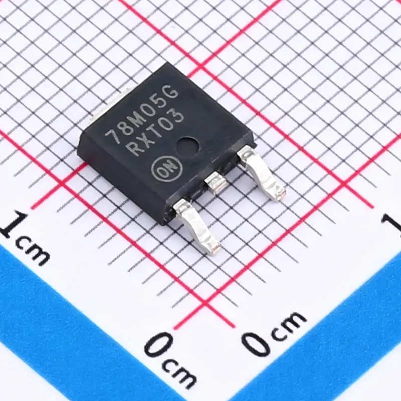 50PCS/LOT MC78M05CDTRKG marking 78M05G Linear Voltage Regulator IC Positive Fixed 1 Output 500mA DPAK
