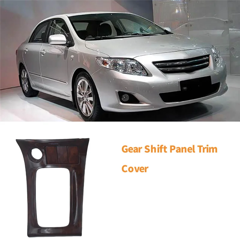 Ingenious-Storage Box Cover Gear Shift Panel Trim For Toyota Corolla 2003-2006 Car Console Gear Position Decorative Panel