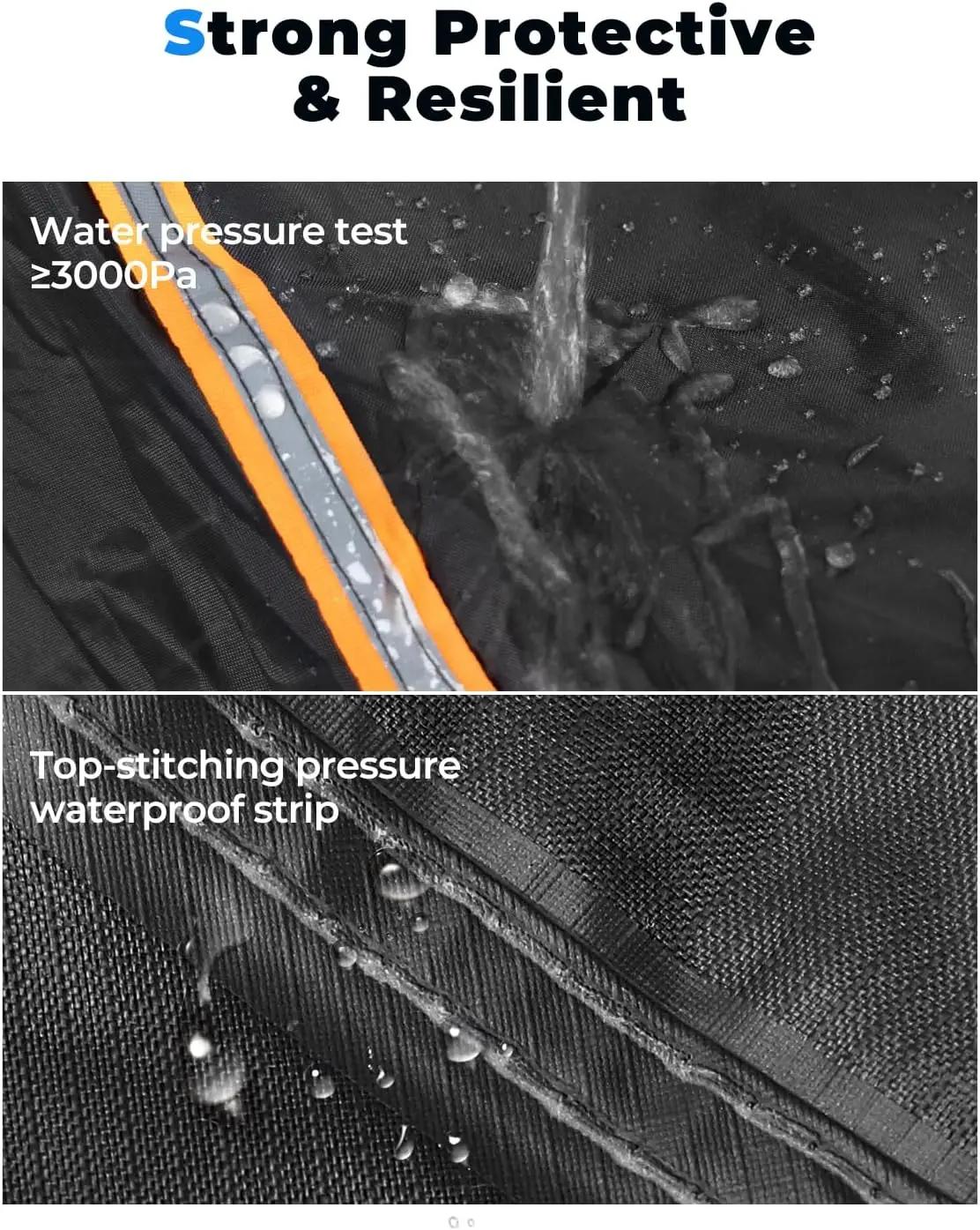 Capa Reforçada para UTV para Modelos CFMOTO ZForce e Uforce, Impermeável e à Prova de Vento com Faixas Refletivas