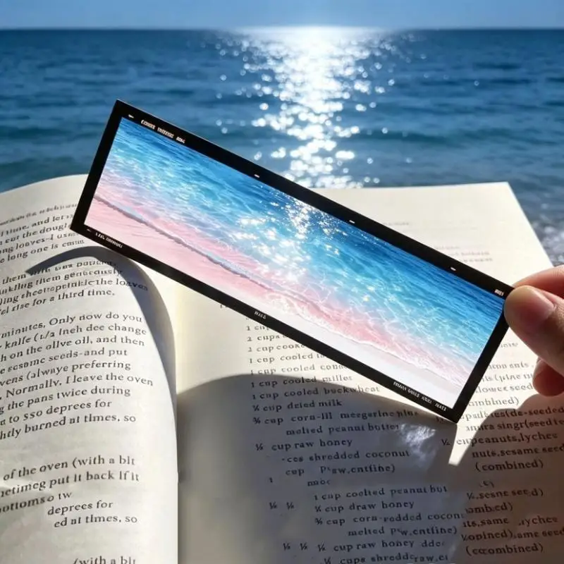 Книжный-зажим-в-стиле-«Морская-эстетика»-прозрачный-акриловый-закладка-с-изображением-океана-волн-парусников-рассвета-и-морского-пейзажа-для-чтения