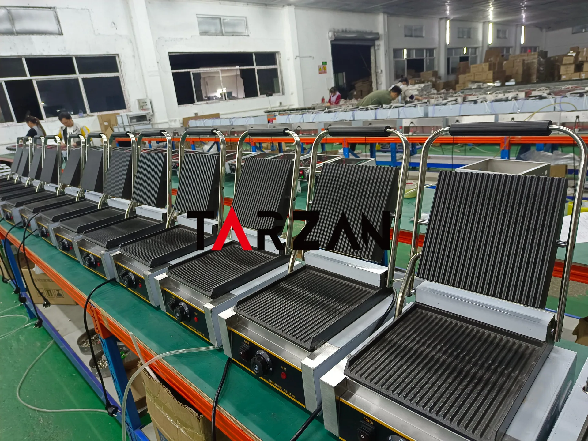 Non Stick Cooking Flat Plate Panini Grill Electric Commercial Panini Press Grill Sandwich Panini Grill