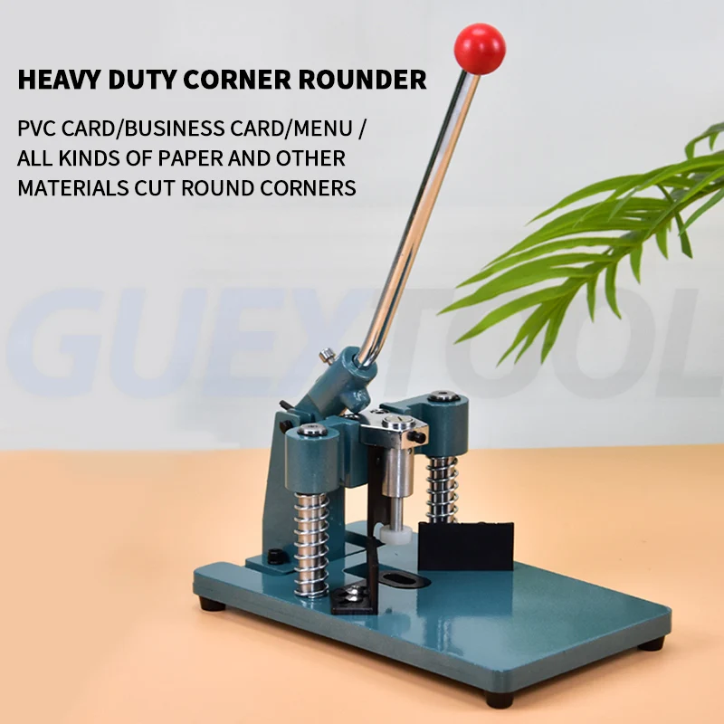 Manual Corner Rounder  Die Cutter Leather Heavy Duty Photo Books PVC Cards Cutting Rounder R6R10 for Printing Packaging Industry