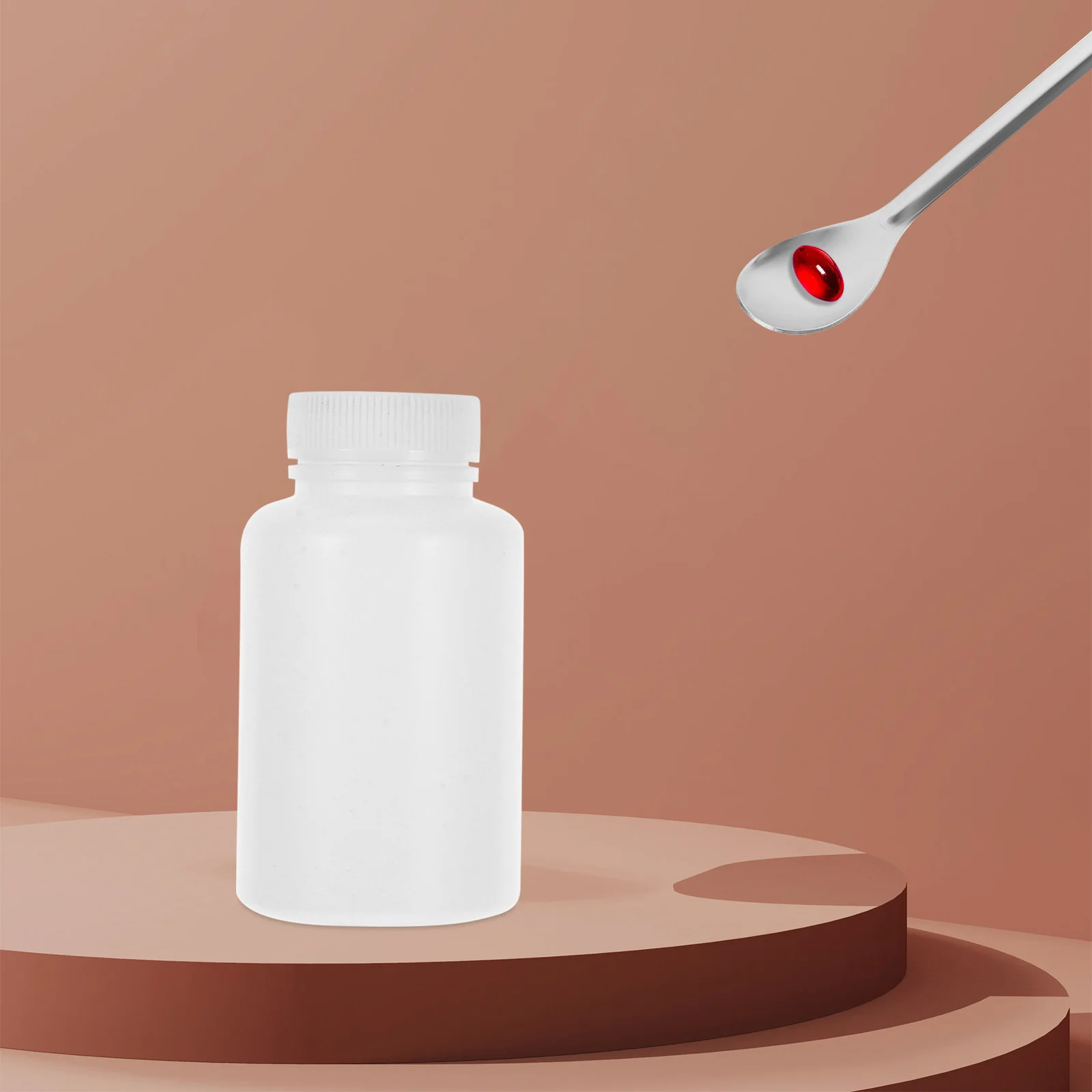 

20Pcs Plastic Pill Bottles White Small Opaque Travel Medicine Containers Screw Cap Pill Holder Powder Storage Organizer