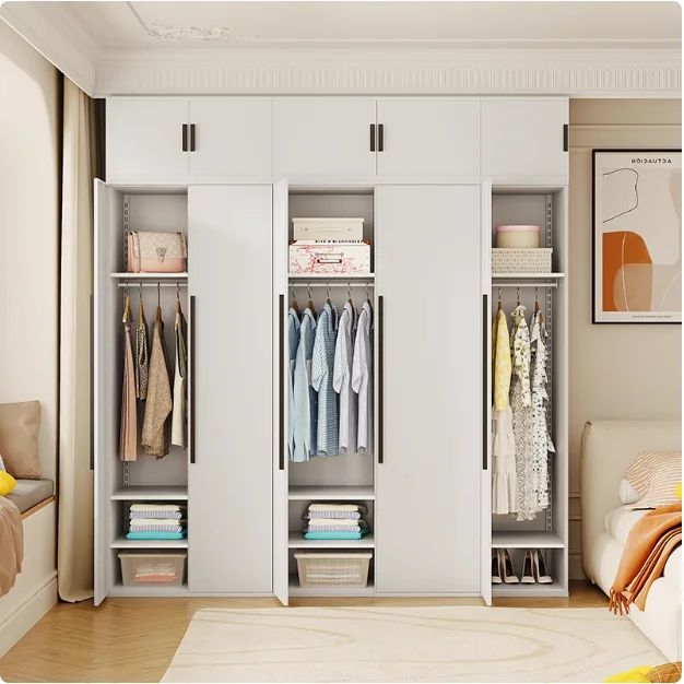 

Factory Supply Modern Bedroom Wardrobe Metal Storage Cabinet for Clothes Balcony Lockers Storage Wardrobe Cabinetspromote sales