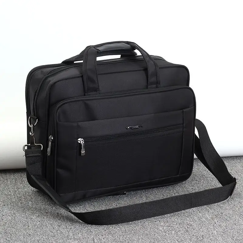 Large Capacity Oxford Fabric Men's Business Bag Shoulder Handbag Laptop Bag Casual Crossbody Work Tool Bag for Young Men