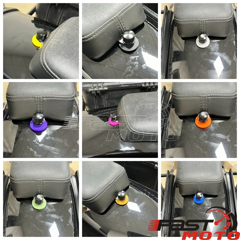 Penutup Tab baut kursi Fender belakang sepeda motor, Gasket untuk Harley Softail FLSB Sport Glide FXLR FXLRS FXLRST Low Rider S ST Slim