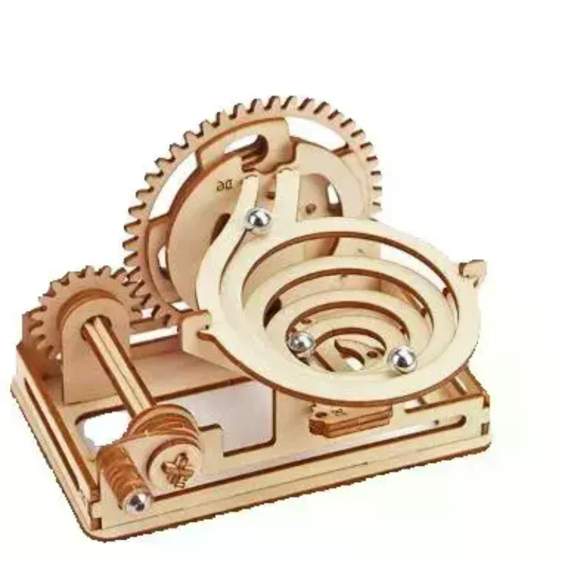 Set di costruzioni di modelli di puzzle di marmo in legno 3D fai-da-te creativo per adulti e adolescenti