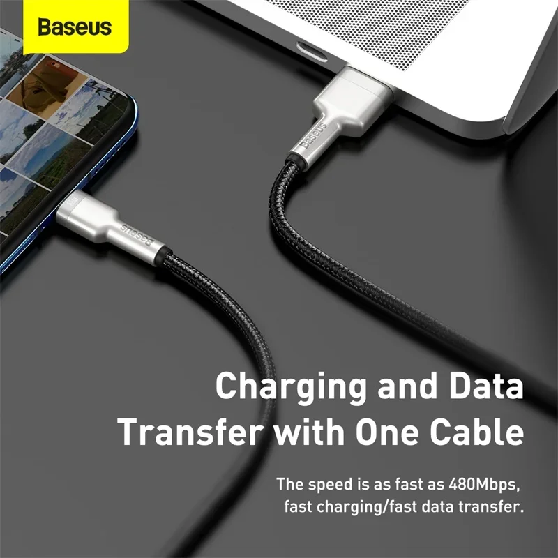 Baseus 66W USB para Tipo C USB C Cabo de Carregamento Rápido Para Samsung S20 S10 Para Huawei P40 Xiaomi