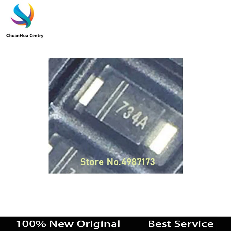 100 sztuk/partia 1SMAF4734A 734A 5,6 V SMAF Nowe i oryginalne w magazynie