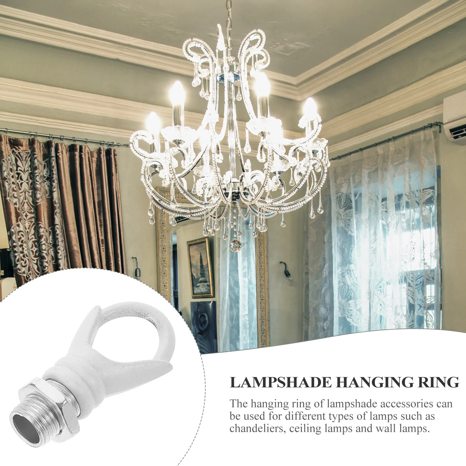 E27 عاكس الضوء حلقة معلقة لتقوم بها بنفسك الأجهزة مصباح السقف الموضوع حلقة العين الجوز السحابة لتركيبات الإضاءة وأضواء قلادة #2