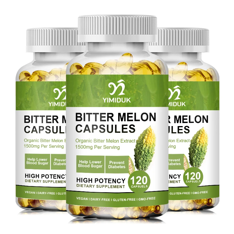 

Organic Bitter Melon Extract Capsules-Blood Sugar Balance,Detoxification,Lose Weight for High Blood Sugar and Diabetes