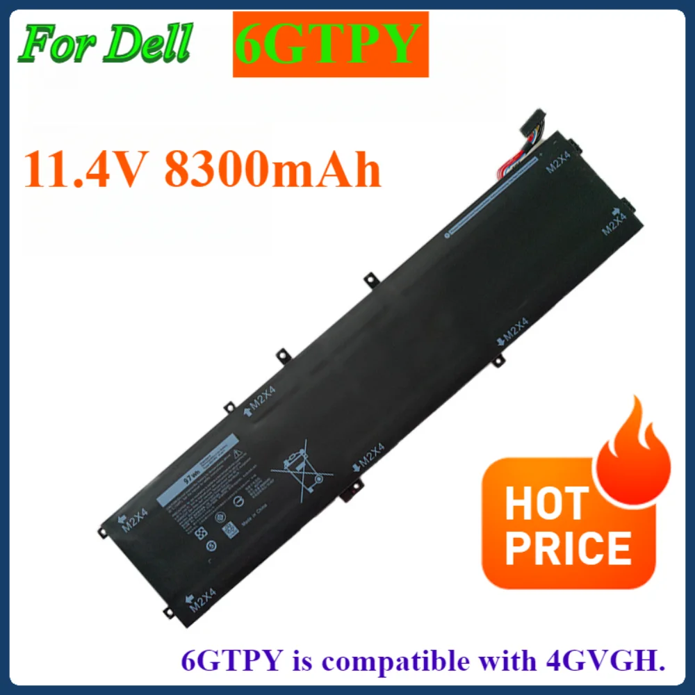 

New 6GTPY RRCGW H5H20 Laptop Battery for DELL XPS 15 9560 XPS 15 9570 Precision 5530 Inspiron 7590 Precision 5520 Inspiron 7591