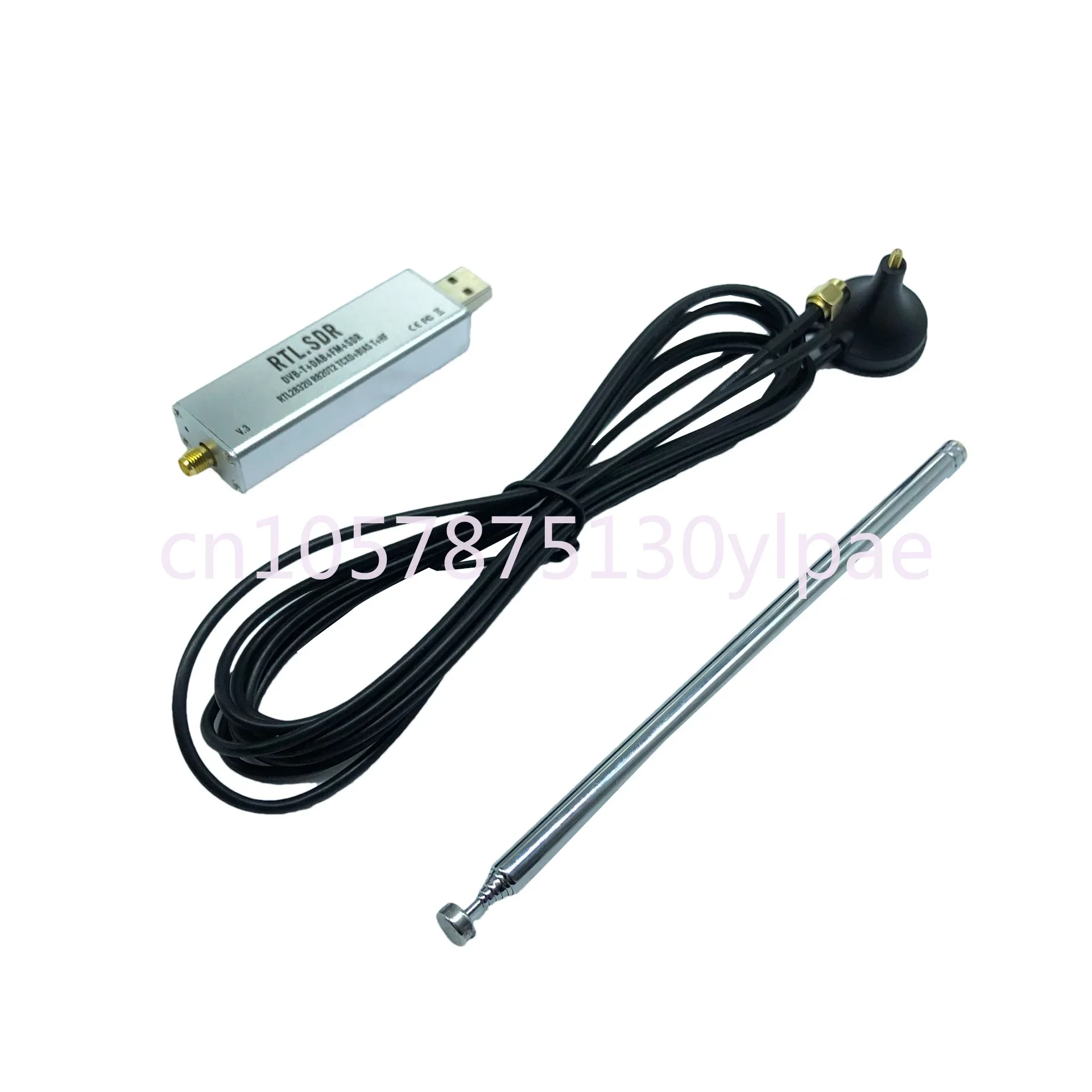 

Silver SDR Receiver TCXO Temperature Compensation High Stability Full Band Software Receiver, Aviation Band ADSB