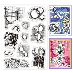 2024 New Mixed Shapes stamp Clear Stamps for Scrapbooking Transparent Silicone Rubber DIY Photo Album Decor916