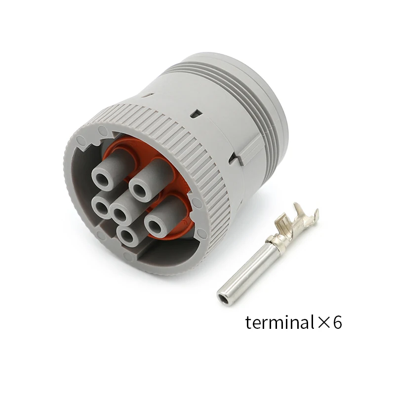

HD16-6-96S 6-hole female head Dechi type waterproof connector male and female wiring harness connection plug heavy-duty