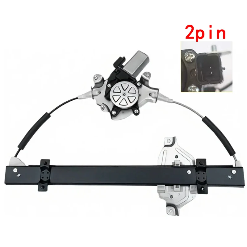 2Pin Power Window Regulator Assembly w/Motor For Chevrolet New Sail 2008‑2014 Front Rear Left Right Door Aftermarket Replacement