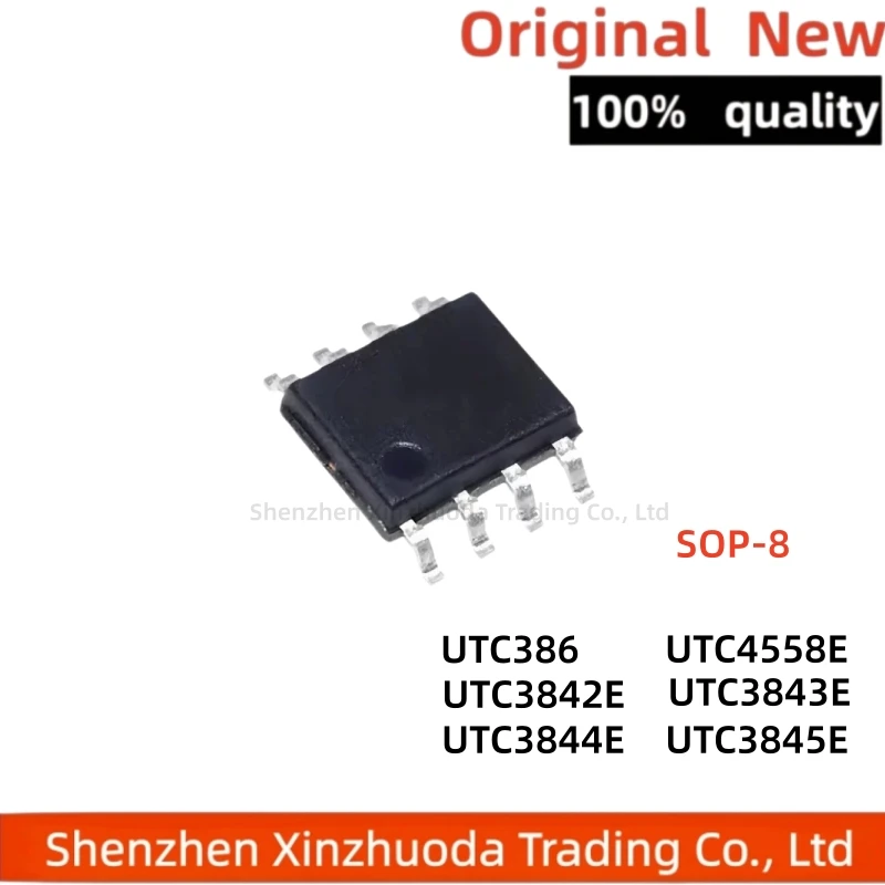 10 pieces of UTC3842E/3843/3844/3845/386/4558/4580/E SOP-8 power management ICs