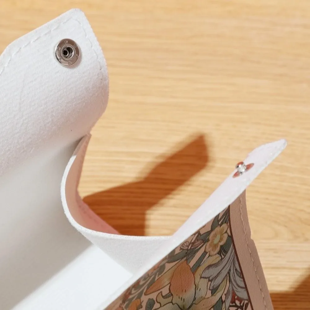 Luxury Leather Tissue Box Car Interior Pull-down Pocket Tissue Storage Box Multi-functional Paper Holder