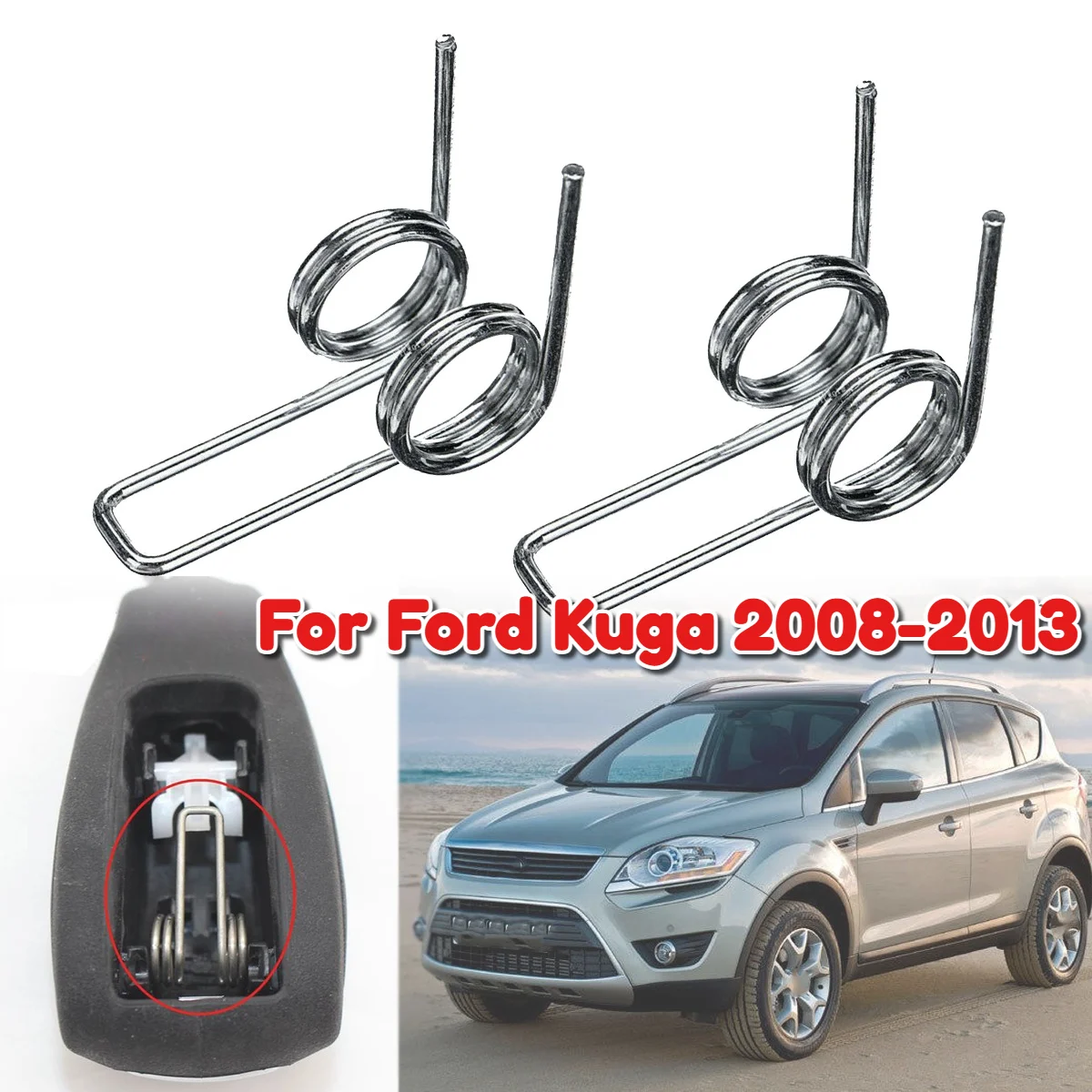 2pcs For Ford Kuga 2008 2009 2010 2011-2013 Suspended Automatic Gear Shift Lever Knob Spring Repair Kit Replacement Accessories