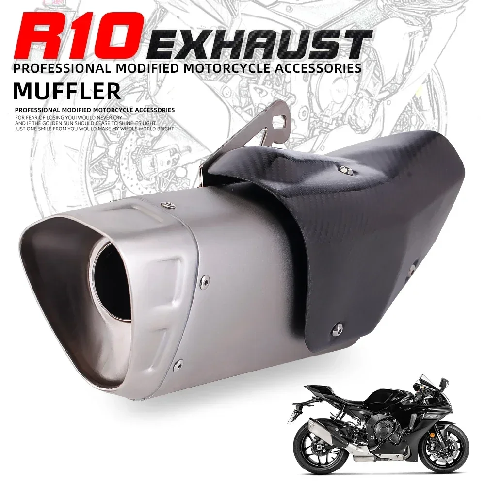 38-51mm universal motorcycle exhaust pipe CBR300 YZF-R3 MT-03 R10 modified exhaust pipe