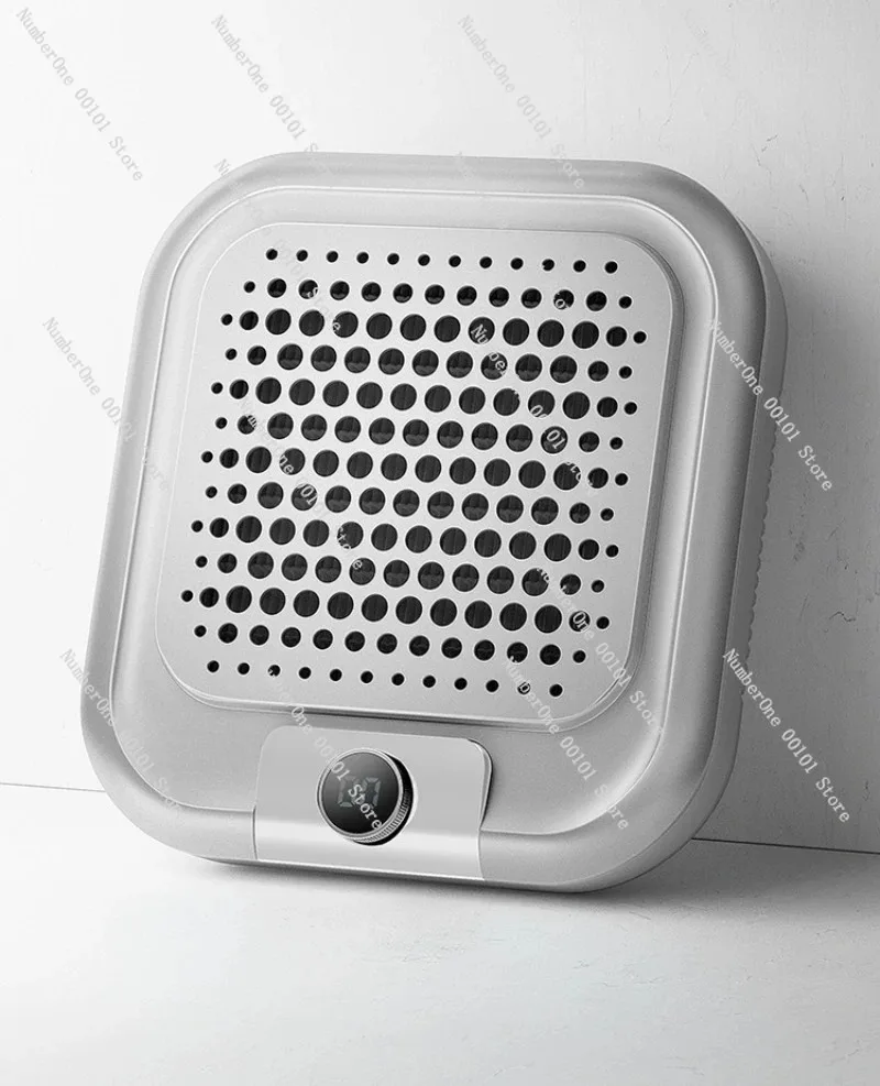 Brushless turbine nail dust collector - plug-in, silent, high suction power - professional nail salon vacuum cleaner
