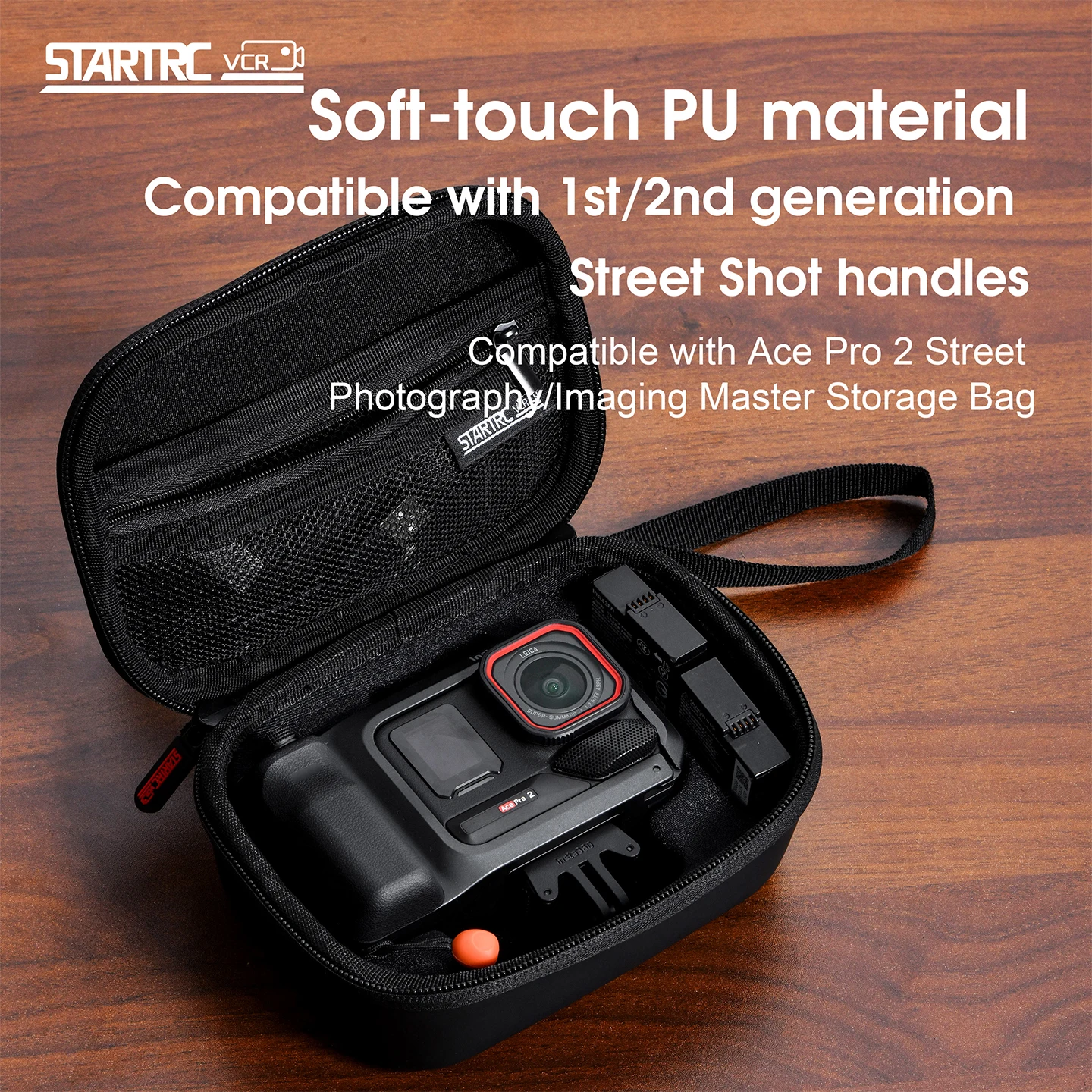 STARTRC Tragetasche für Insta 360 Ace Pro 2, Reisetasche, Aufbewahrungstasche, Handtaschenbox für Kamerazubehör-Sets