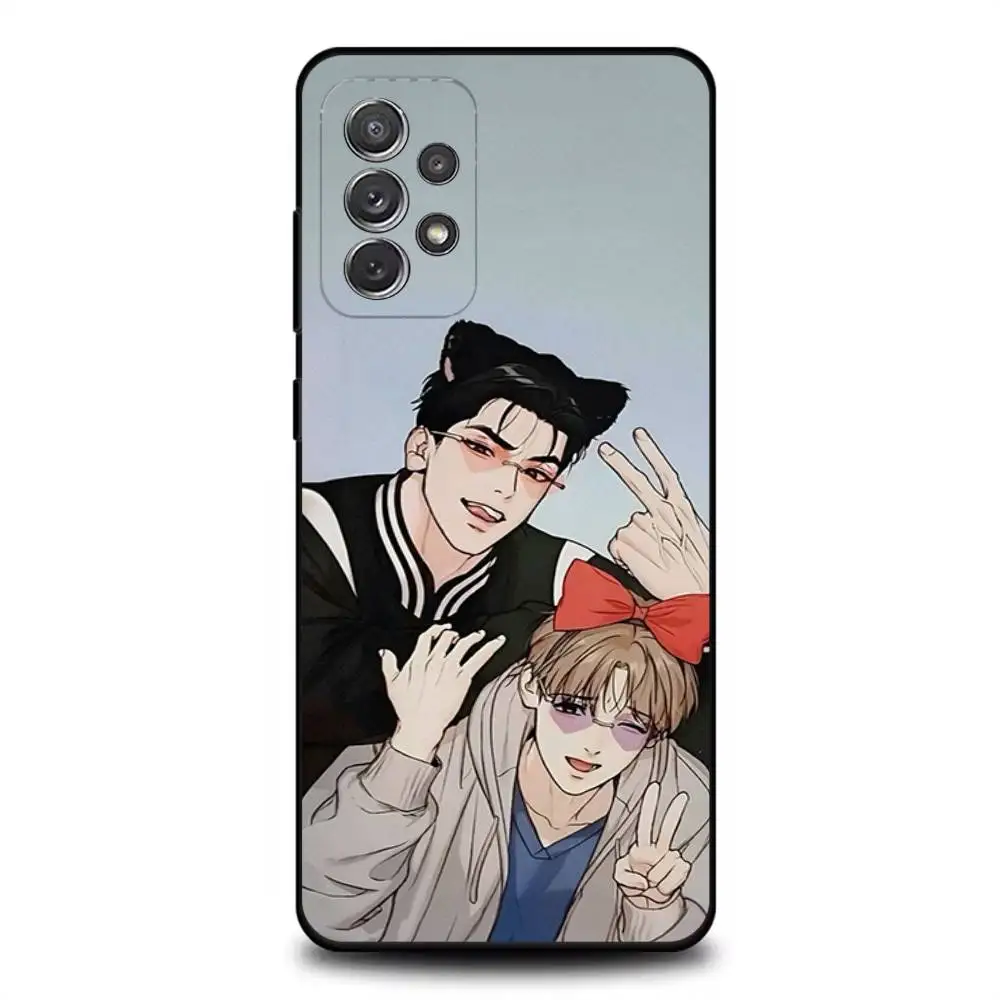 حافظة هاتف J-Jinx Jaekyung K-Kim D-Dan لهاتف سامسونج S 25,24,23,22,30,21,10,9,Ultra,Plus,Lite,FE,4,5G حافظة ناعمة سوداء #6