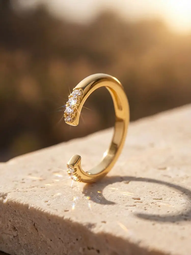 

925 Sterling Silver Simple Oval V-shaped Zircon Ring For Women Anniversary Engagement Wedding Party High Quality Fine Jewelry