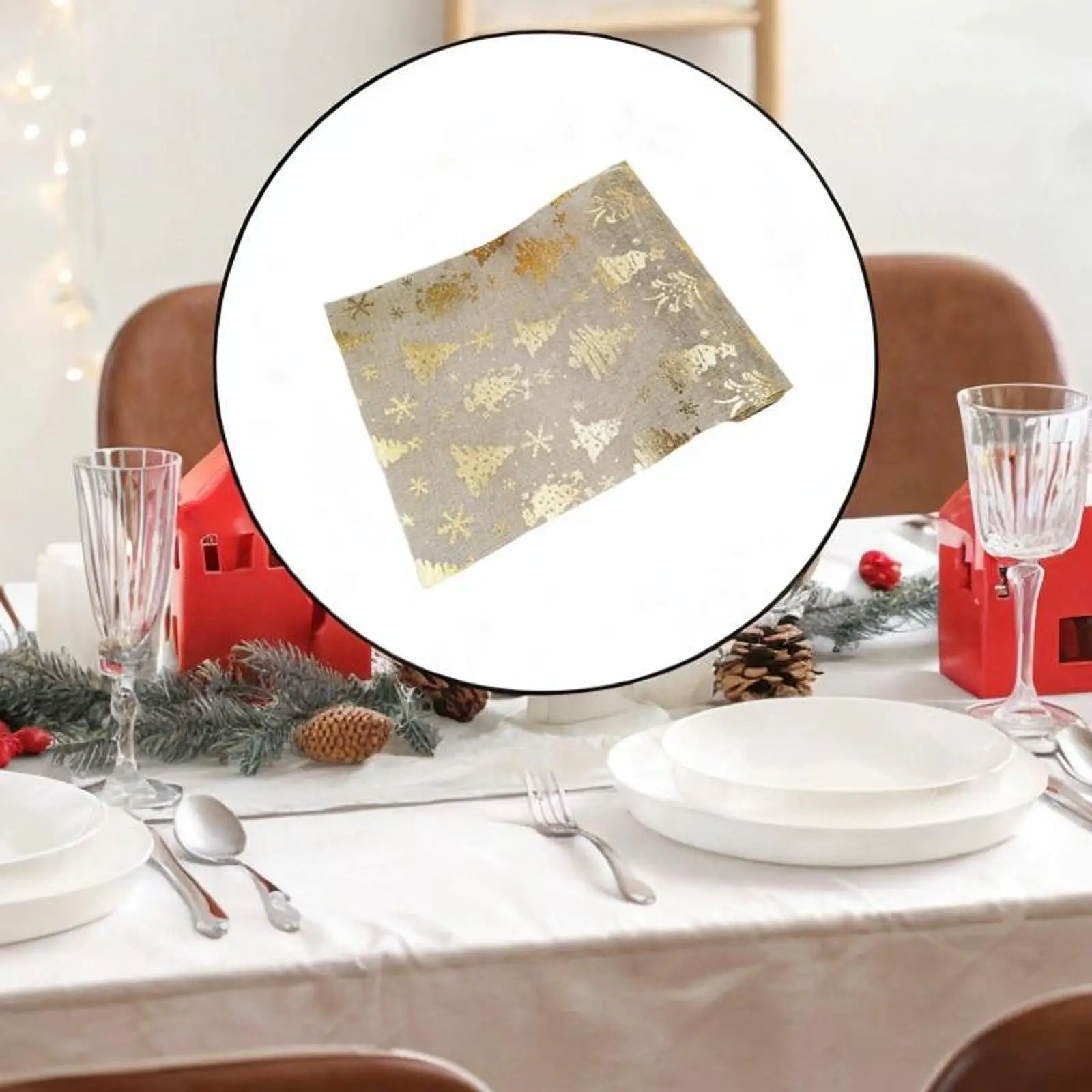 Christmas Decorations Sale Polyester Table Runner Stylish Holiday Decor for Table Ornaments and Events