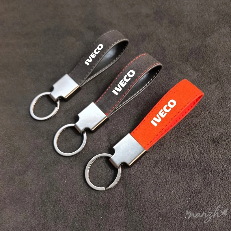 Llavero de cuero para coche, accesorio para llavero con logotipo de IVECO DAILY IV V VI Van Daily S-WAY T-WAY X-WAY DAILY 4X4