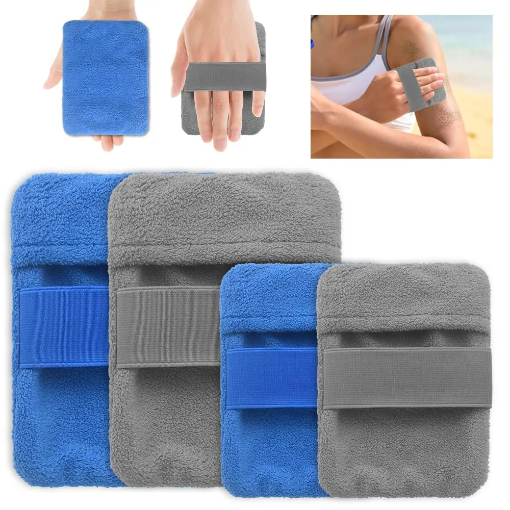 4Packs Sand Remover for Beach, Talc-Free Sand Removal Bags for Adults & Kids, Skin-Friendly Sand Off Bags Beach Vacation Camping