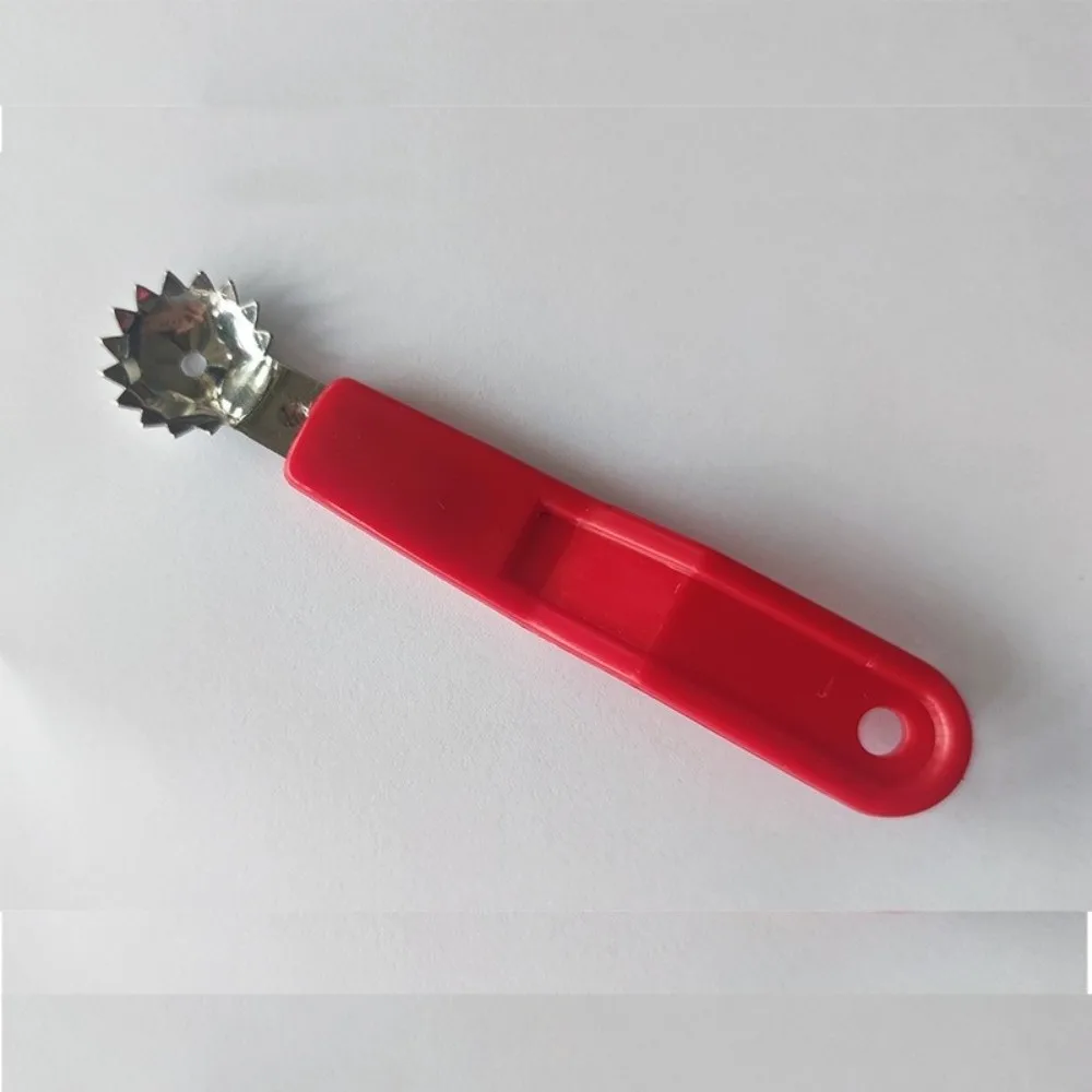 4pcs Stainless Steel Fruit Corer Tool Plastic Handle with Hole Fruit Corer Extractor Portable Easily Remove Strawberry Huller
