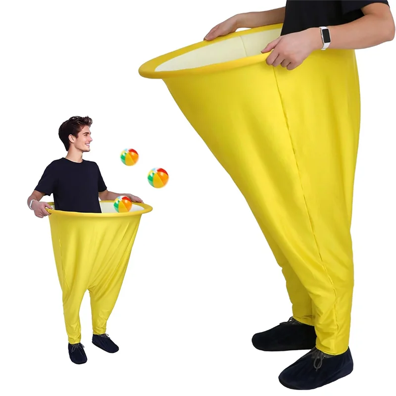 Y49A-Granny Pants Yard Game,Oversized Granny Pants,Giant Stretchy Pants,Fun Tossing Games Props For Outdoor Parties