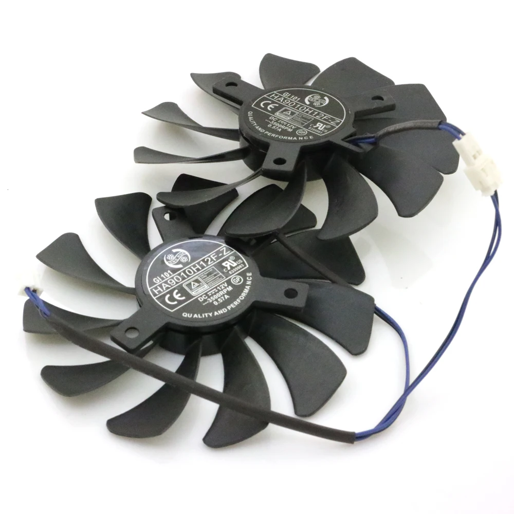 HA9010H12F-Z 12V 0.57A 85mm 2Pin For ONDA GTX1050ti 4GD5 Graphics Card Cooling Fan