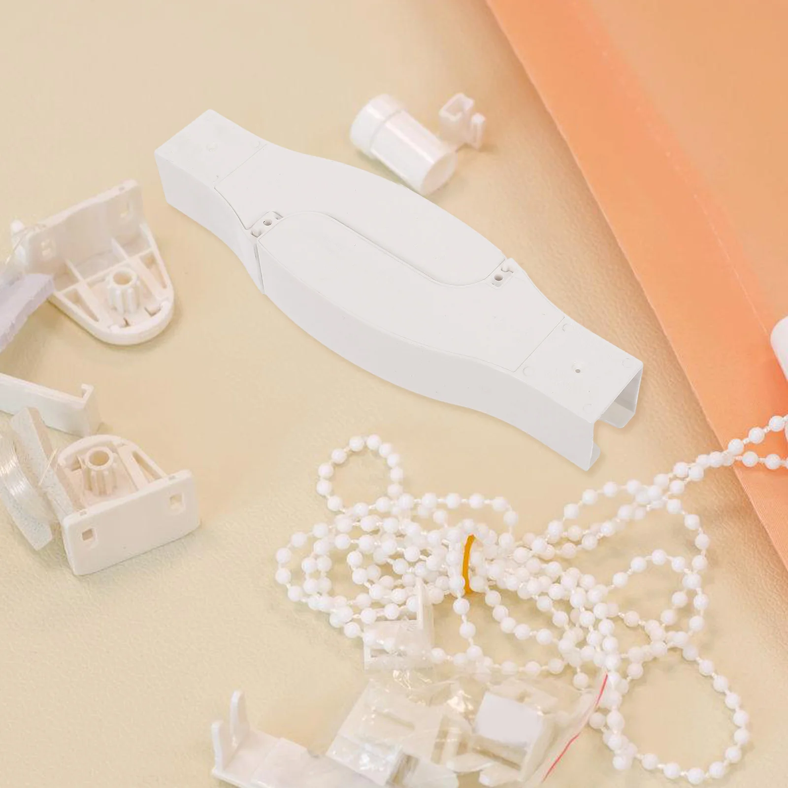 

2pcs Curtain Track Connector For Ceiling Rv Light Blocking Straight Cross Design Easy Installation Antirebound Feature Seamless