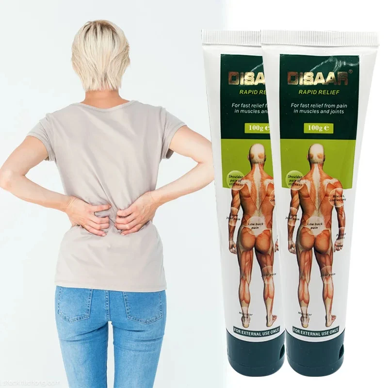 100g/pcs Disaar massage cream is used to treat joint pain, neck and shoulder soreness, paralysis, weakness, and muscle strains