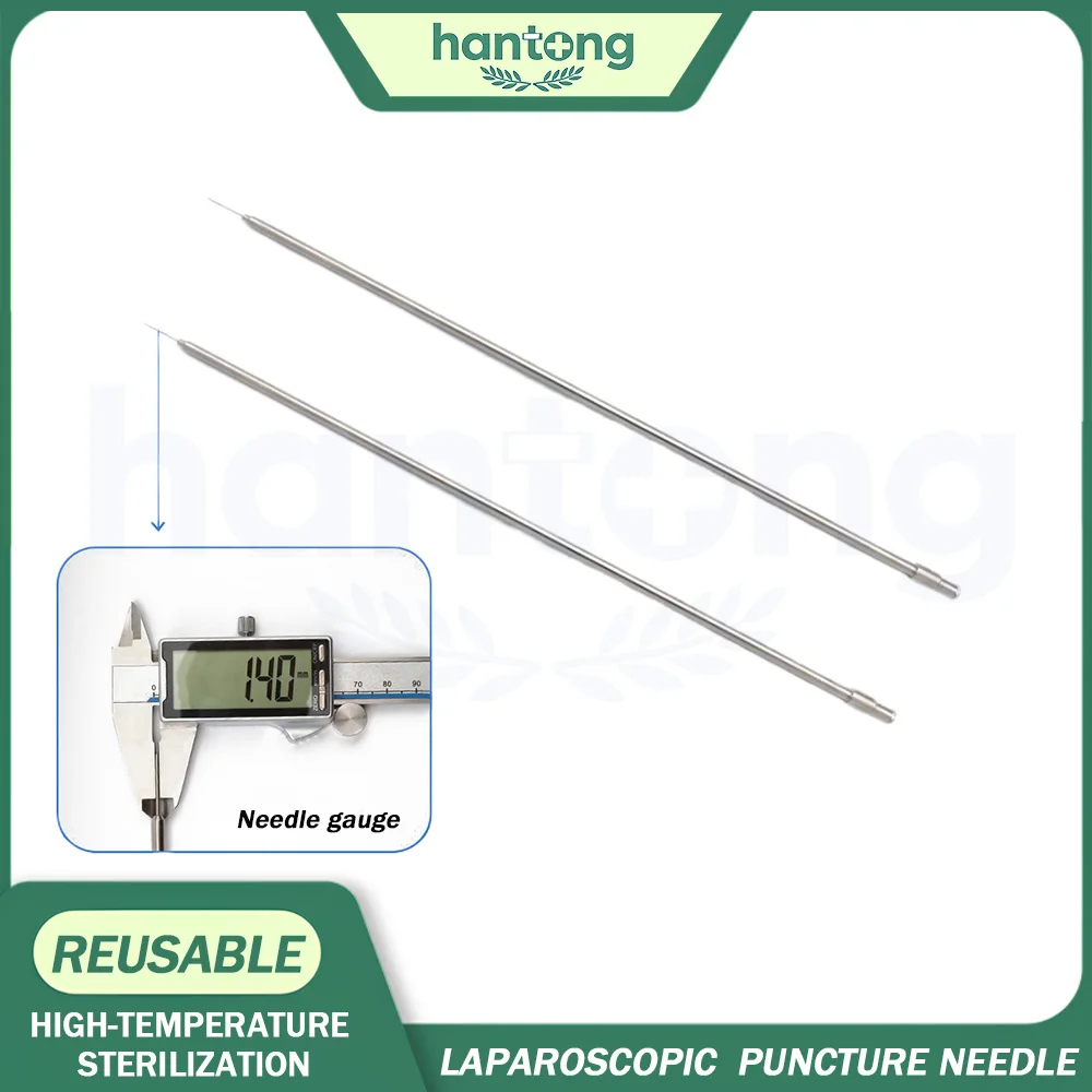 Reusable Medical Use Laparoscopic Bile Duct Needle Endoscopic Stainless Steel Puncture Needle 5mmx330mm